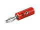 Lydkabel - Pro Banana Plug 4mm - Red - 4040849113758