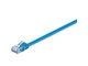 Nettverkskabel - LAN UTP CAT 6 Flat - Blue - 0.50m - 4040849963957