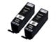 Printertilbehør blekk/toner - Canon PGI-550XL / 6431B005 High Black Twin Pack - Blekkpatron Svart - 6431B005