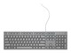 Tastatur - Dell KB216 USB Wired Keyboard German - Tastatur - Tysk - Grå - 580-ADHN