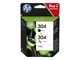 Printertilbehør blekk/toner - HP 304 / 3JB05AE 2-Pack Black and Color Ink - Blekkpatron Fargebasert tricolor - 3JB05AE