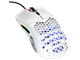 Mus - Glorious Model O - Matte White - Gaming mus - Optisk - 6 - Hvit med RGB lys - GO-WHITE