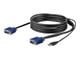 KVM-kabel - StarTech.com 10ft / 3m USB KVM Cable for Rackmount Consoles - VGA and USB - video / USB cable - 3 m - RKCONSUV10