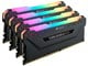 RAM - Corsair Vengeance RGB PRO DDR4-3600 - 32GB - CL18 - Quad Channel (4 pcs) - AMD Optimized & Intel XMP - Svart med RGB - CMW32GX4M4D3600C18