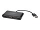 USB-hub - Kensington KENS USB 2.0 4-Port Hub f. WIN + MAC | K39120EU USB-hub - 4 porter - Svart - K39120EU