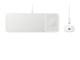 Mobil - Adaptere og ladere - Samsung Wireless Charger Trio (Incl. Power Adapter) - White - EP-P6300TWEGEU