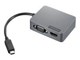 Dokkingstasjon - Lenovo Travel Hub Gen2 - docking station - USB-C - VGA HDMI - GigE - 4X91A30366