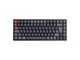 Tastatur - Keychron K2 V2 - Hot-swappable - Gateron Red - Aluminium - Gamingtastatur - Uten numpad - Nordisk - Hvit - C1H