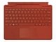 Tastatur - Microsoft Surface Pro Signature Keyboard - keyboard - with touchpad accelerometer Surface Slim Pen 2 storage and charging tray - Tastatur - Nordisk - Rød - 8XB-00029