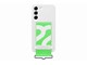 Mobil - Deksel og etui - Samsung Galaxy S22 Silicone Cover with Strap - White - EF-GS901TWEGWW