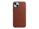 Mobil - Deksel og etui - Apple iPhone 14 Plus Leather Case with MagSafe - Umber - MPPD3ZM/A