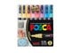 Hobbyartikler - POSCA  marker sæt Soft Colors PC-3M 8 ass. - 401612