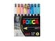 Hobbyartikler - POSCA  marker sæt Soft Colors PC-1MR 8 ass. - 401610