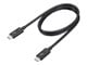 FireWire-/ThunderBolt-kabel - Lenovo - Thunderbolt cable - 24 pin USB-C to 24 pin USB-C - 70 cm - 4X91K16968