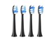 Elektrisk tannbørste - Fairywill Børstehoder P11/P80 (black) Toothbrush tips - FW-PW11 black 4 pcs