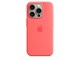 Mobil - Deksel og etui - Apple iPhone 15 Pro Silicone Case with MagSafe - Guava - MT1G3ZM/A