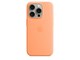 Mobil - Deksel og etui - Apple iPhone 15 Pro Silicone Case with MagSafe - Orange Sorbet - MT1H3ZM/A