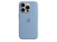 Mobil - Deksel og etui - Apple iPhone 15 Pro Silicone Case with MagSafe - Winter Blue - MT1L3ZM/A