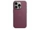 Mobil - Deksel og etui - Apple iPhone 15 Pro FineWoven Case with MagSafe - Mulberry - MT4L3ZM/A