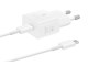 Mobil - Adaptere og ladere - Samsung 25W USB-C GaN Power Adapter (Incl. cable) - White - EP-T2510XWEGEU