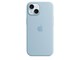 Mobil - Deksel og etui - Apple iPhone 15 Silicone Case with MagSafe - Light Blue - MWND3ZM/A