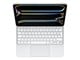 Tastatur - Apple Magic Keyboard for iPad Pro 13‑inch (M4) - British English - White - Tastatur & Foliosett - Engelsk - Hvit - MWR43B/A