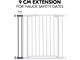 Babyutstyr - Hauck Safety Gate Extension 9 cm dark grey - 597972