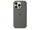 Mobil - Deksel og etui - Apple iPhone 16 Pro Silicone Case with MagSafe - Stone Gray - MYYL3ZM/A