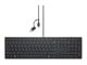 Tastatur - Dell Wired Collaboration Keyboard KB525C - keyboard - QWERTY - Pan Nordic - black Input Device - Tastatur - Nordisk - Svart - KB525C-PN-EMEA