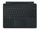 Tastatur - Microsoft Surface Pro Signature Keyboard - keyboard - with accelerometer touchpad Surface Slim Pen 2 storage and charging tray - QWERTZ - German - black Input Device - Tastatur - Tysk - Svart - 8XB-00143