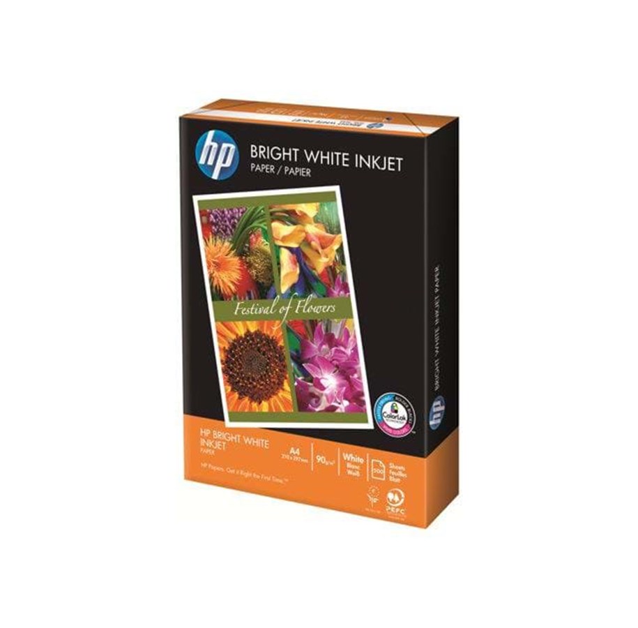 HP Bright White - Almindeligt Papir | Billig