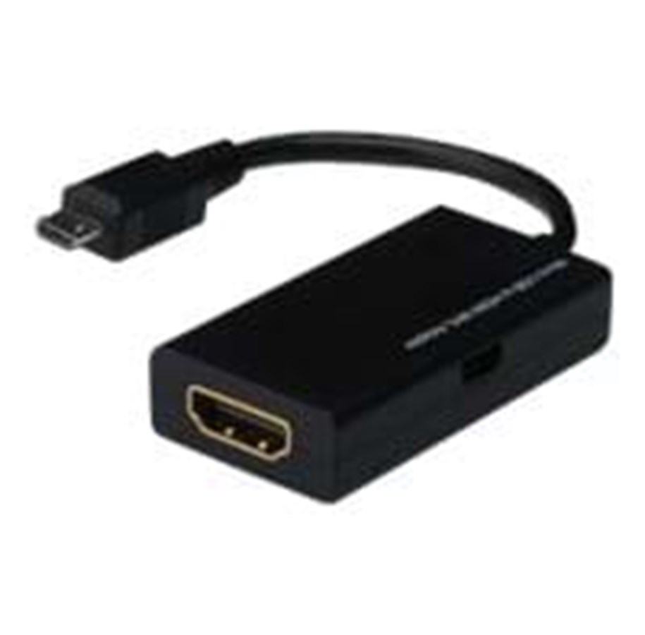 DIGITUS MHL til HDMI adaptor USB Typ Micro B han til HDMI | Billig