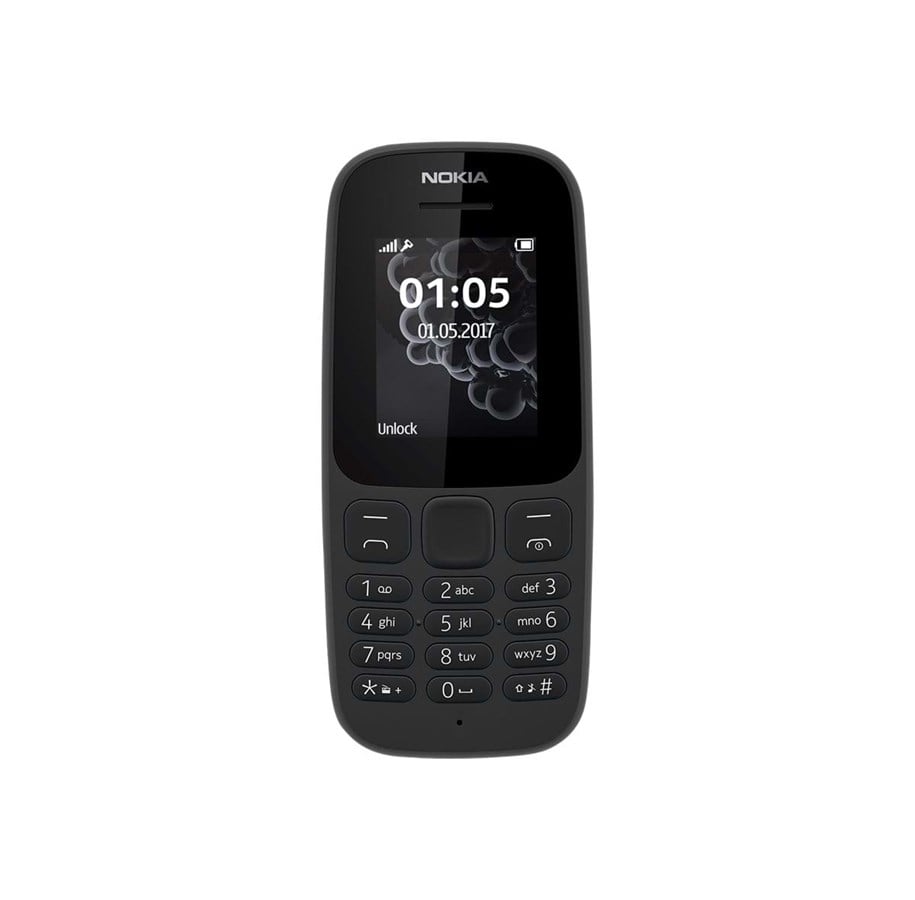 Nokia 105 Black Dual Sim Billig