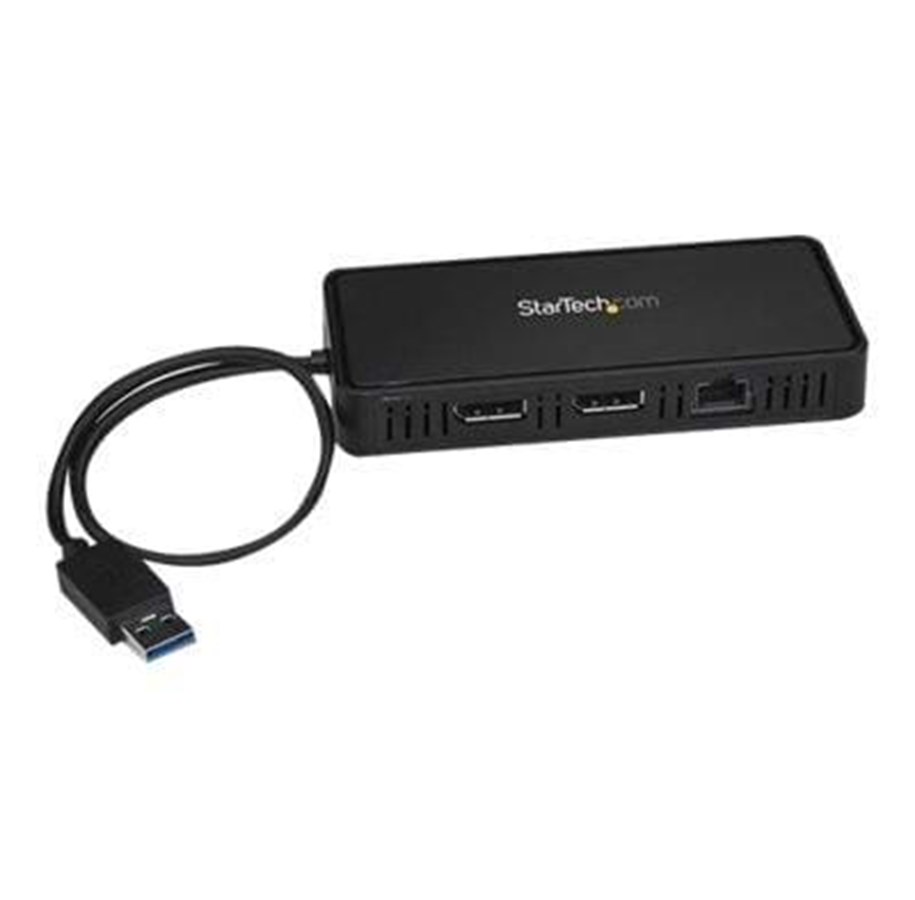 StarTech Com USB To Dual DisplayPort Mini Docking Station Dual K Hz GbE USB