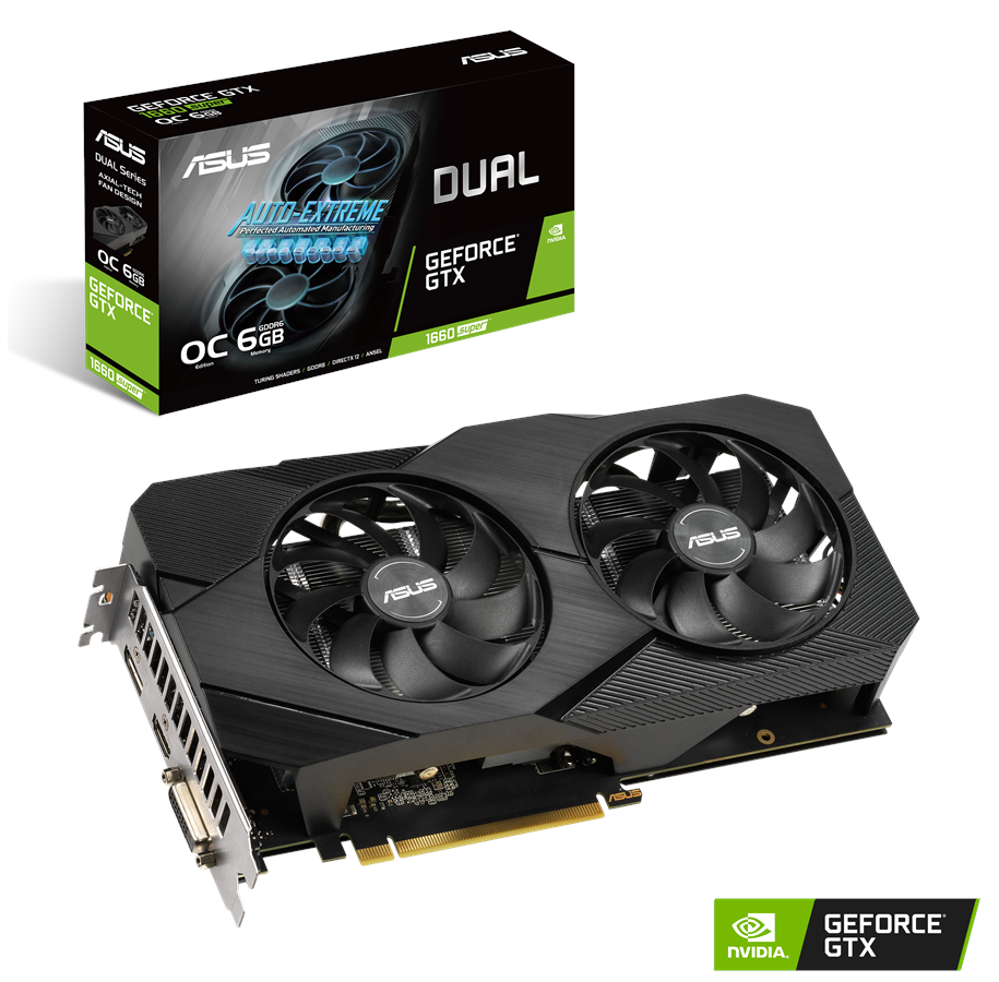 Asus geforce gtx 1660 super dual evo oc какая память