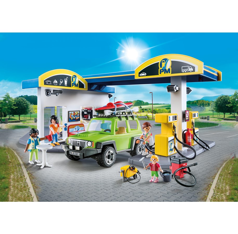 Playmobil City Life Stor Bensinstasjon Billig