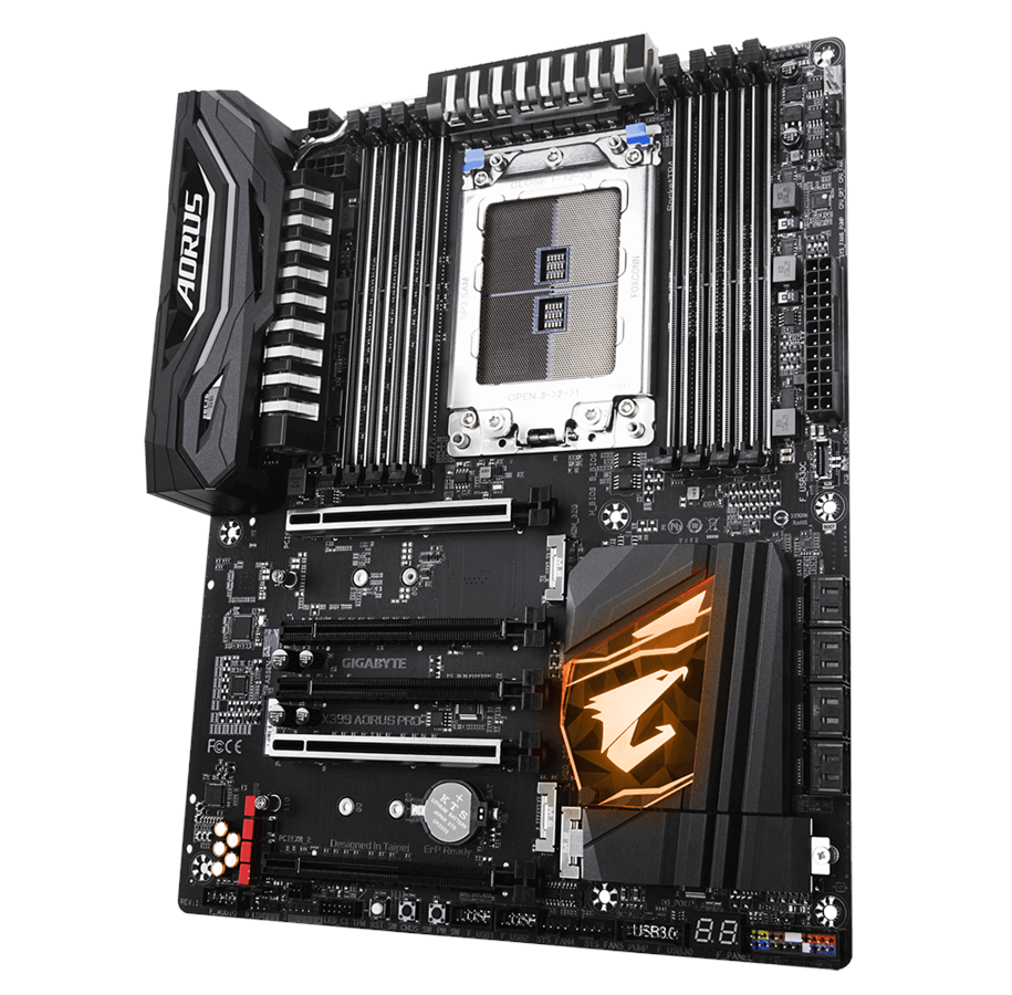 Gigabyte x399 aorus pro обзор