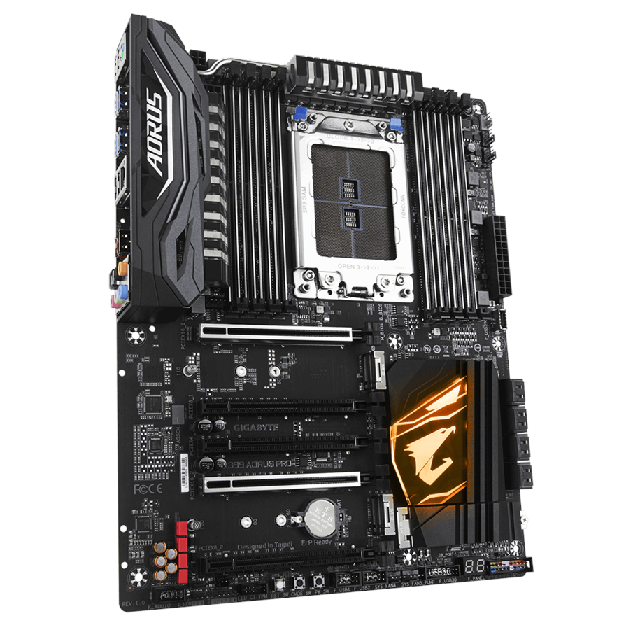 Gigabyte x399 aorus pro обзор