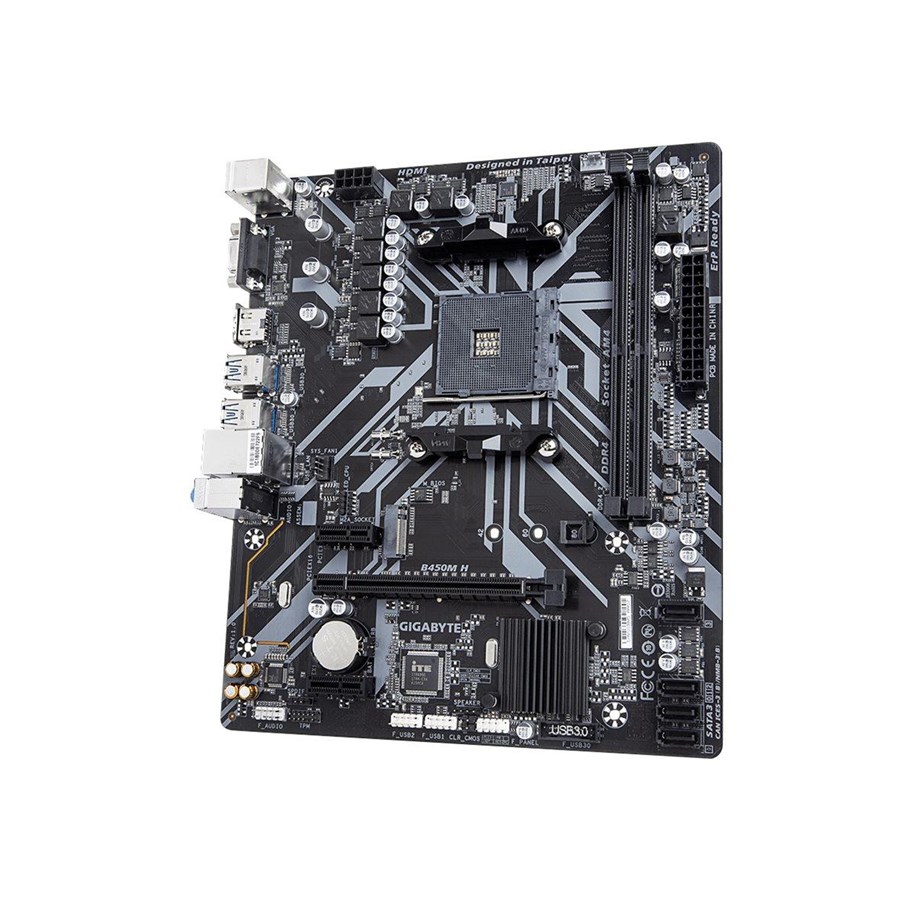 Gigabyte b450m h установка m2