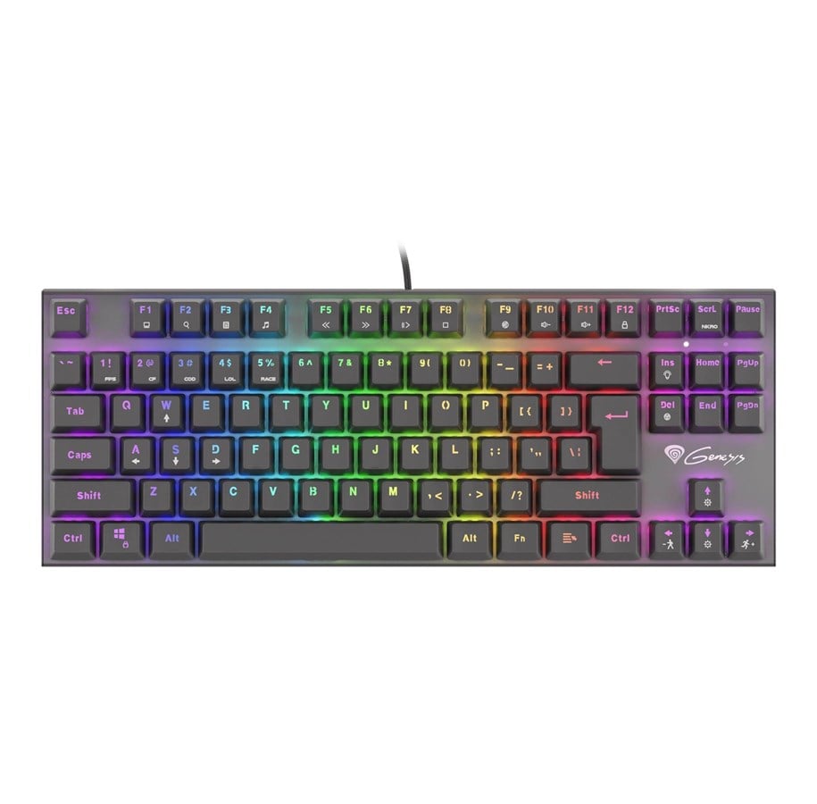 Natec Genesis Thor 300 TKL RGB Tastatur Svart Billig