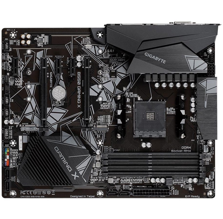 Gigabyte b550 gaming x v2 какие процессоры поддерживает