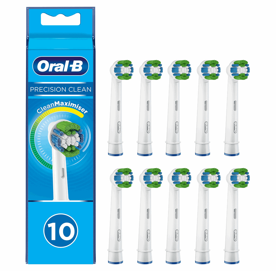 Oral-B Børstehoder Oral-B Precision Clean Børstehoder, 10 Stk.