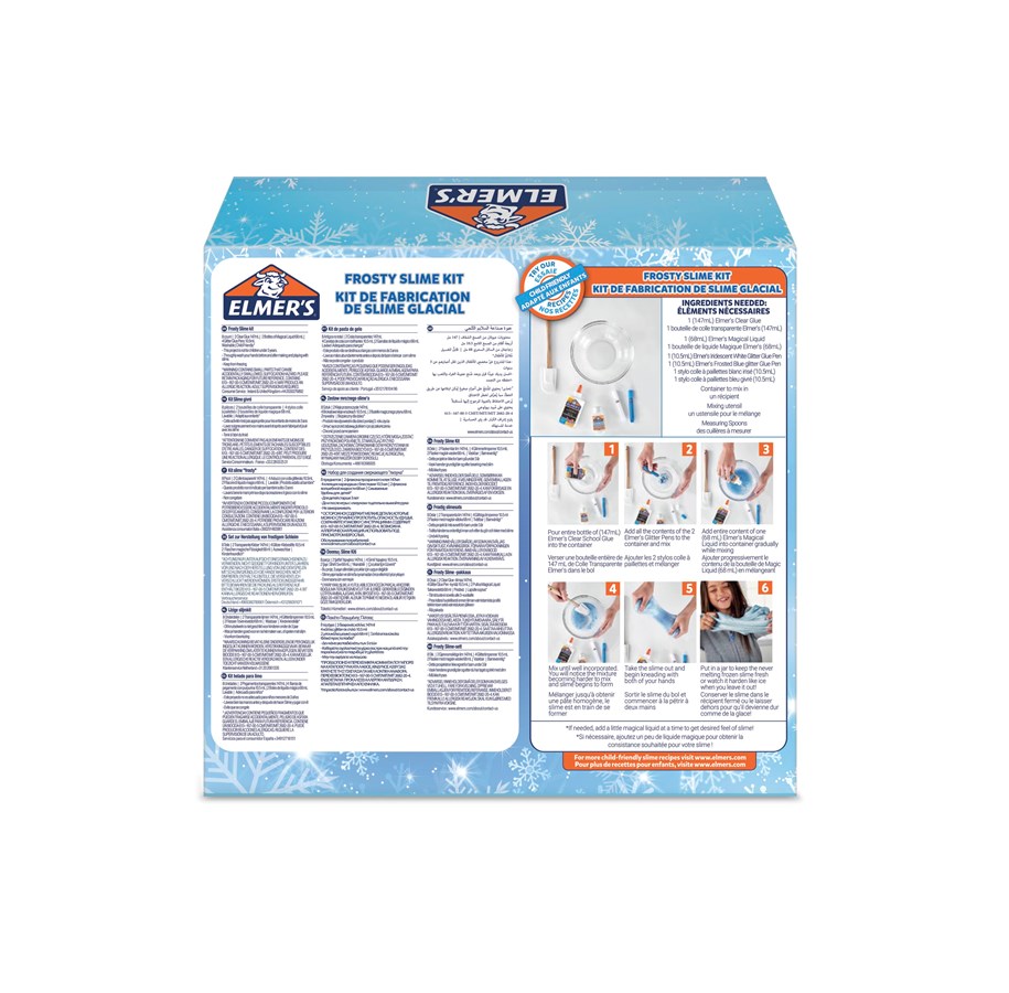 Elmers Glue Slime Kit Frosty 8 pieces - buy at