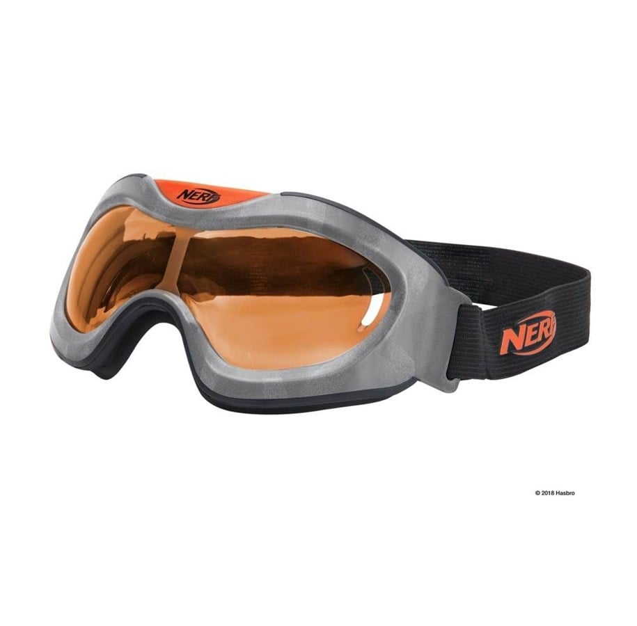 nerf vest and goggles