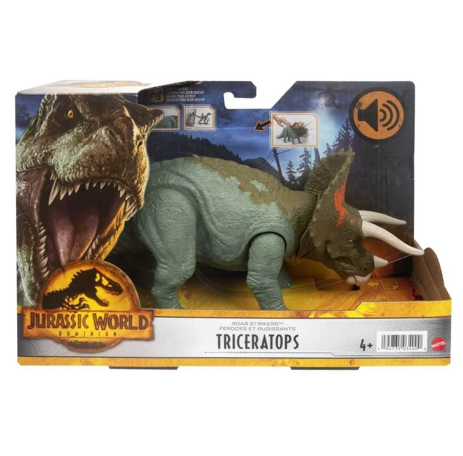 Jurassic World Dominion Roar Strikers Triceratops Dinosaur 4 Year And Up