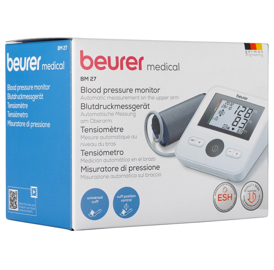 Beurer BM 27 Blood Pressure Monitor Upper Arm