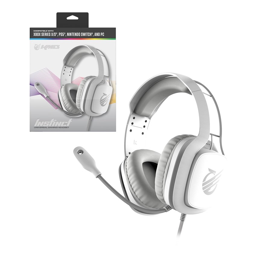 THE G-LAB Korp VANADIUM headphones Gaming white stereo RGB