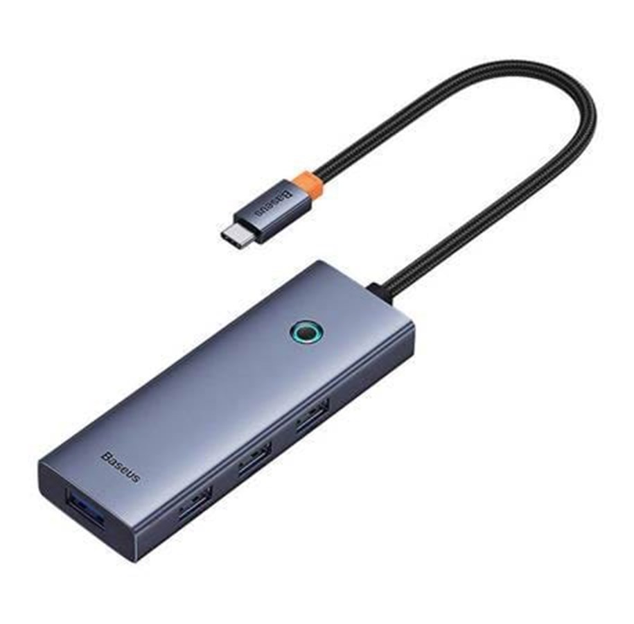 Ovegna PL005 : HUB USB-C vers HDMI (4K/30Hz), 3 Ports USB 3.0, Prise RJ45 à