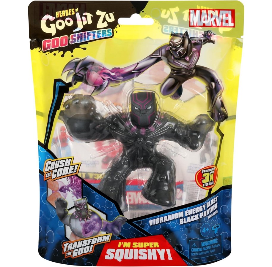 Goo Jit Zu Heroes of Goo Jit Zu - Marvel Goo Shifters Hero Pack -Black ...