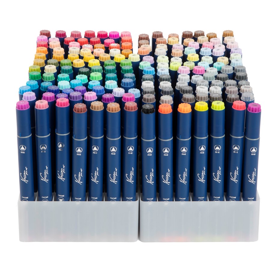 Nassau Fine Art Dual-tip Markers 24-set